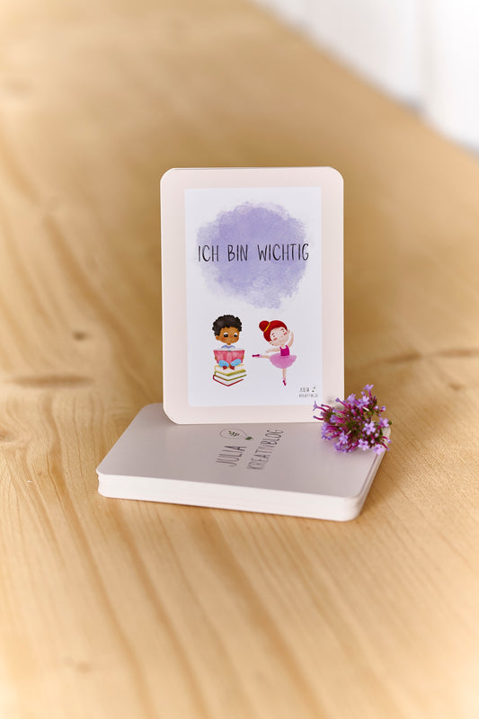 Affirmationskarten für Kinder - 24 Stück