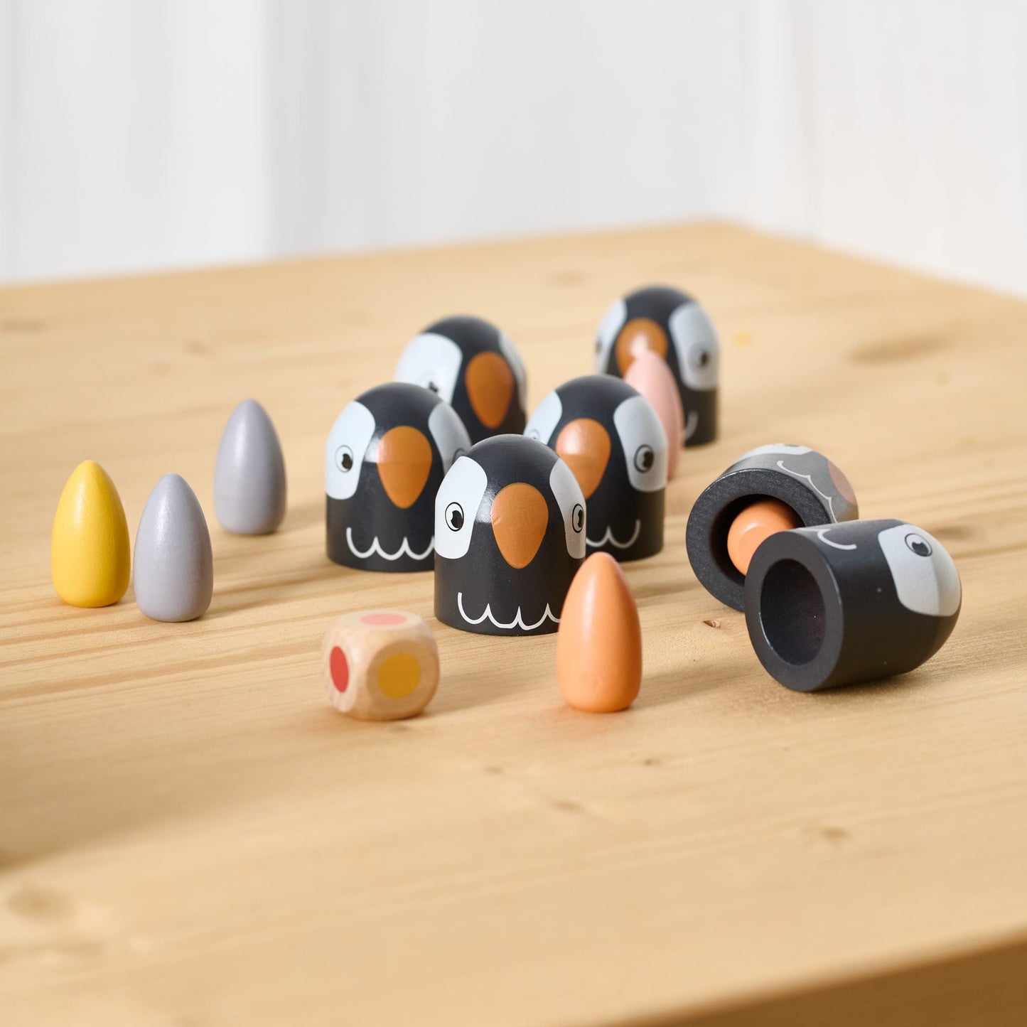 Farbenmemory "Pinguine", montessori-inspiriert