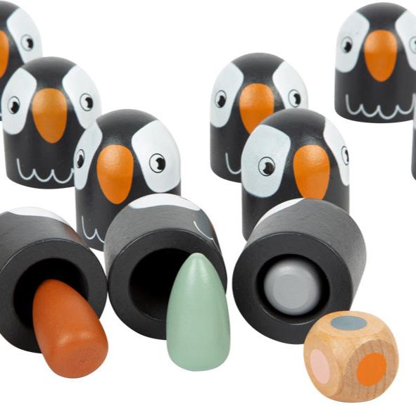 Farbenmemory "Pinguine", montessori-inspiriert