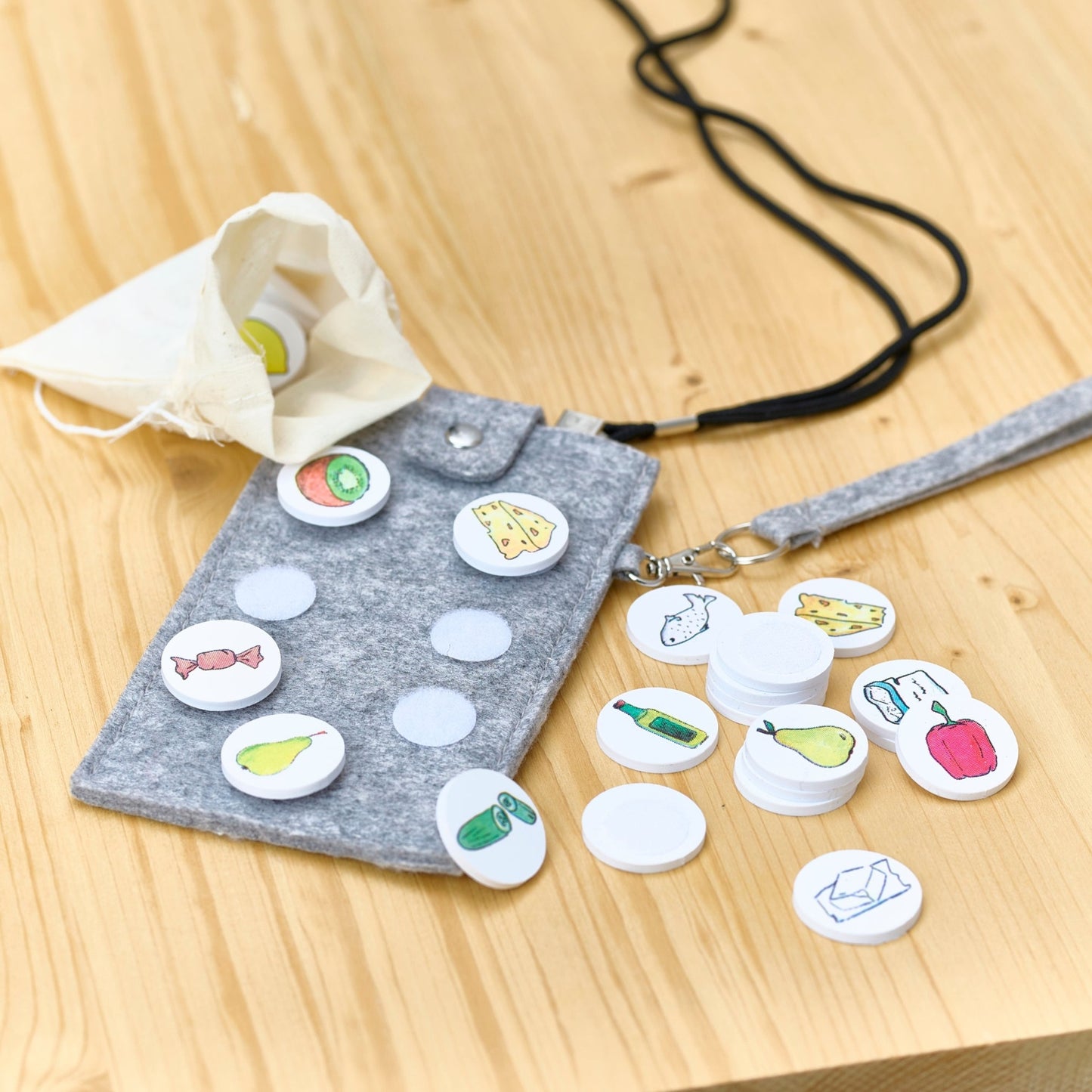 Materialpaket: Familien-Einkaufsliste, montessori-inspiriert