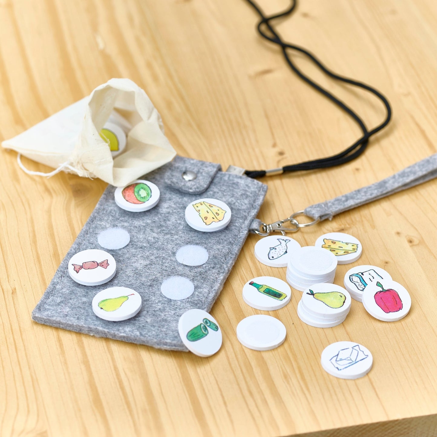 Materialpaket: Familien-Einkaufliste, Geschwister-Set, montessori-inspiriert