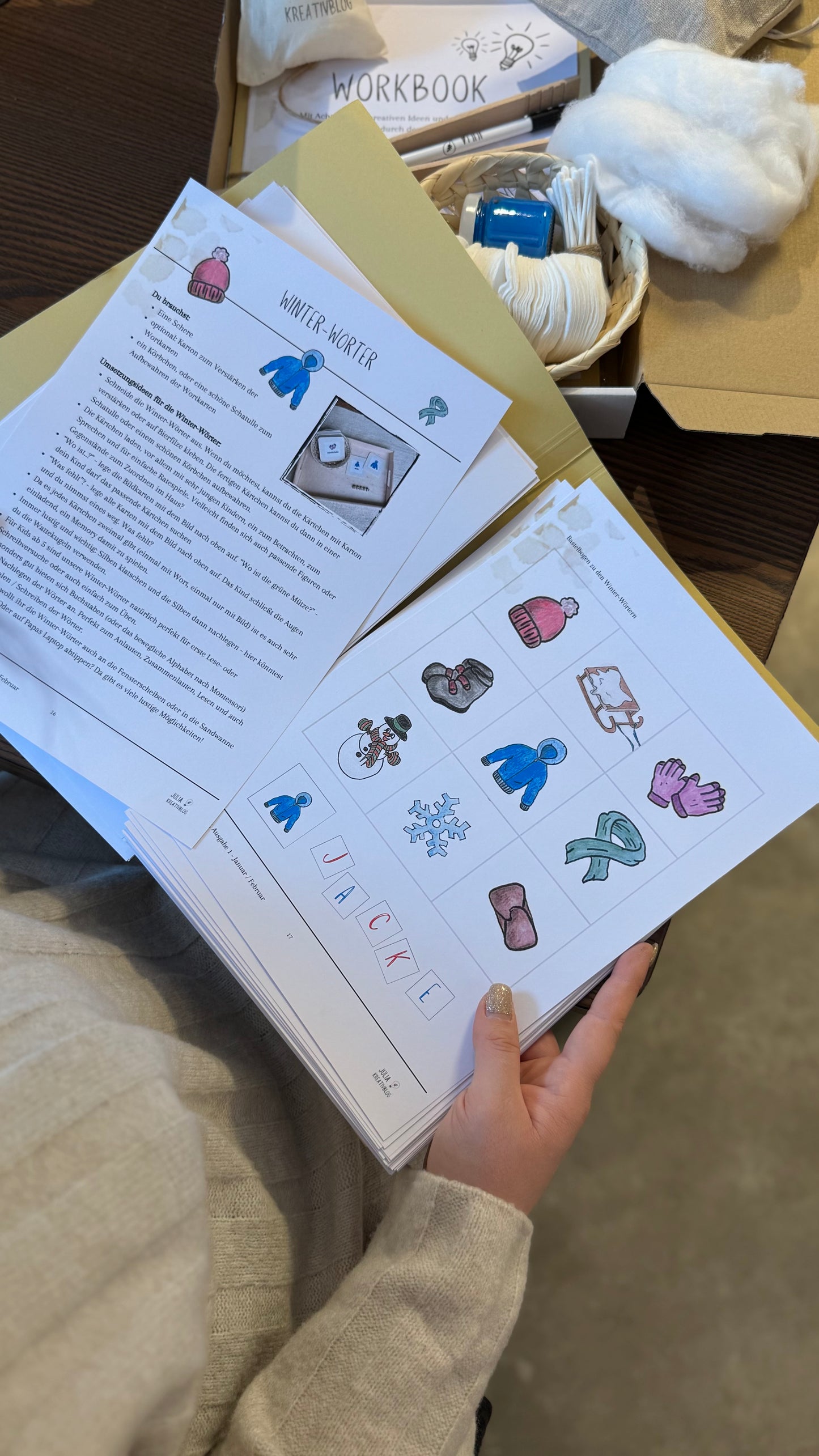 Workbook "Schnee, Eis und Kälte" - Ausgabe 1 (2025) - verschiedene Varianten