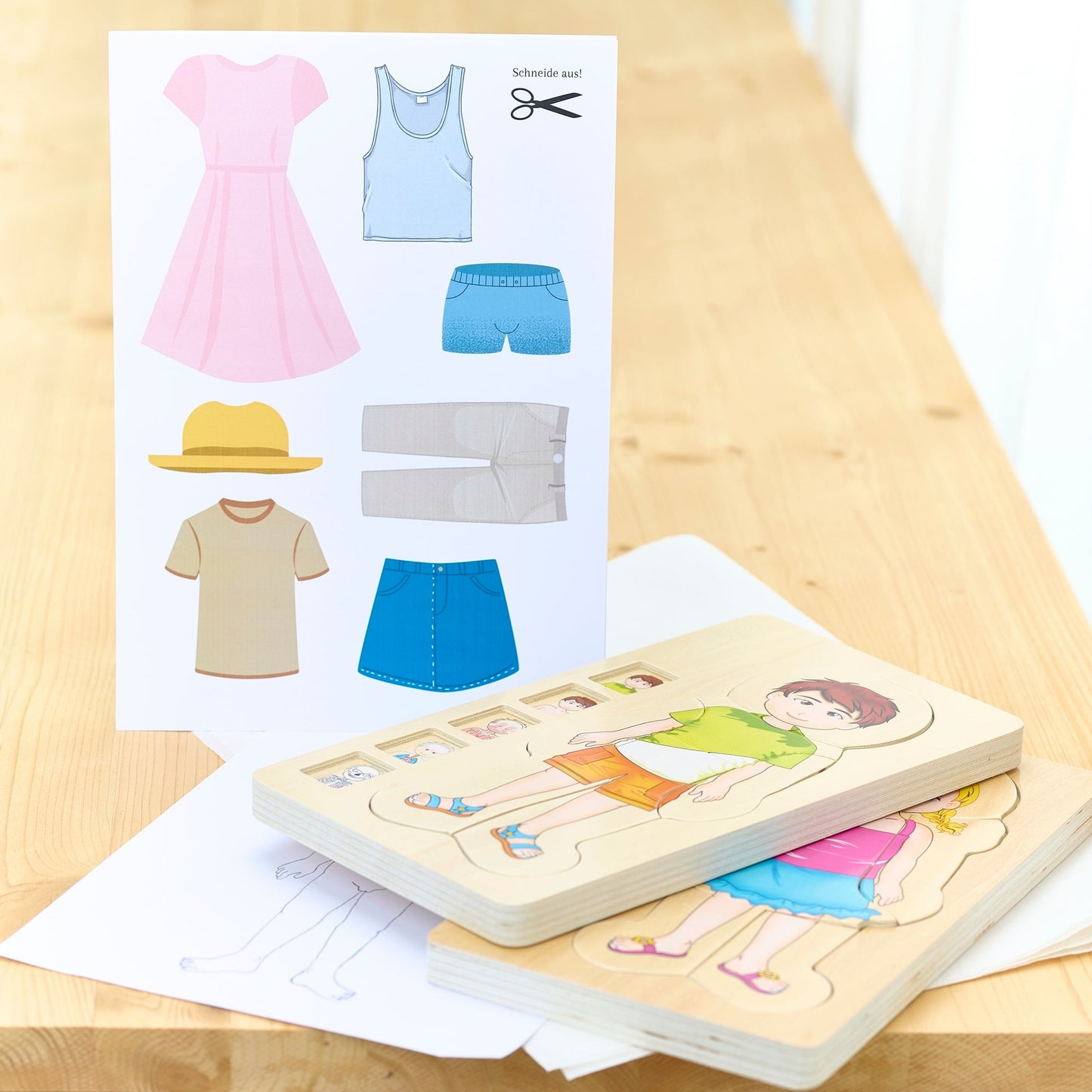 Materialpaket: Körper-Puzzle mit Spiel- und Umsetzungsideen - verschiedene Varianten