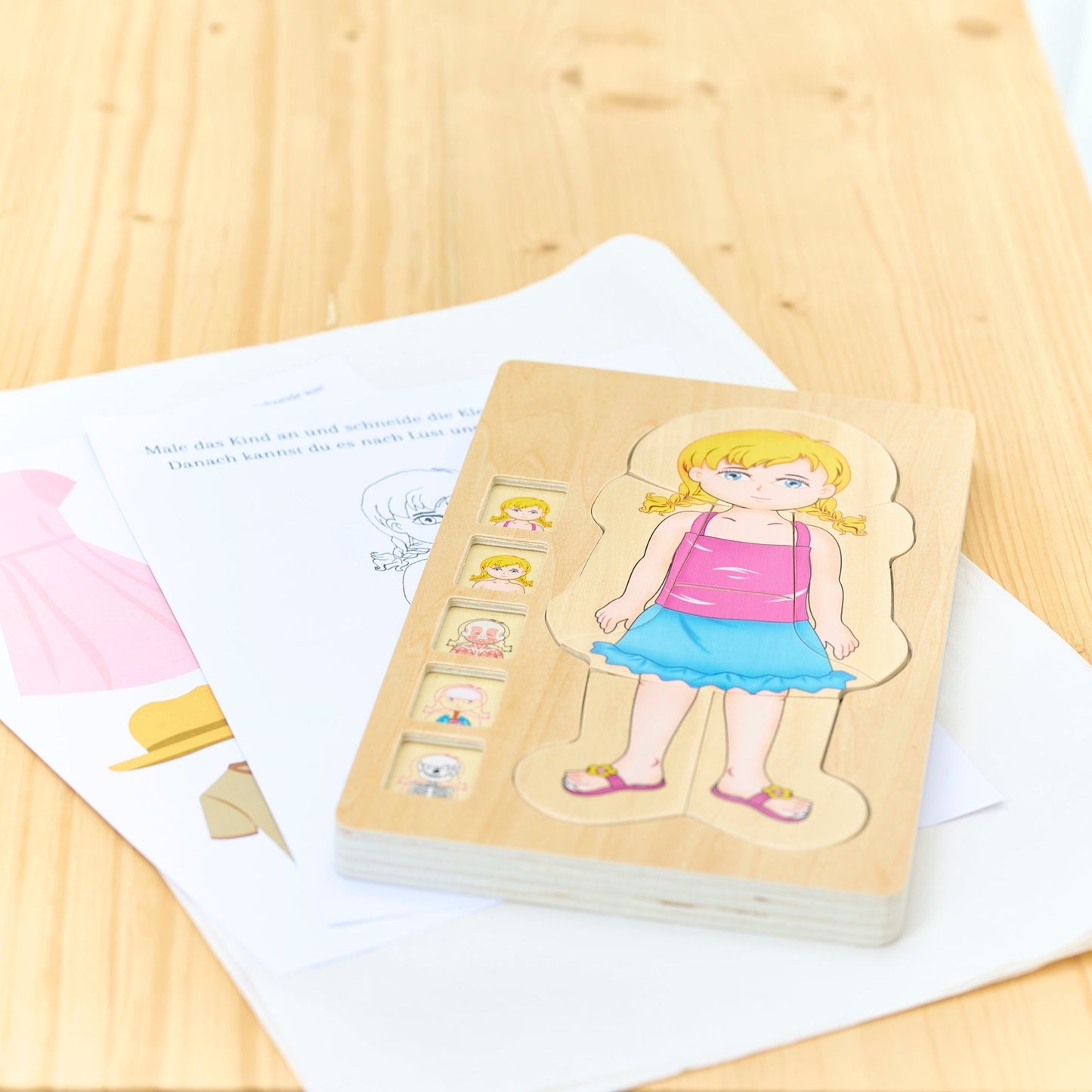 Materialpaket: Körper-Puzzle mit Spiel- und Umsetzungsideen - verschiedene Varianten