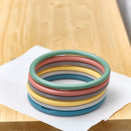 6 Ringe, pastell