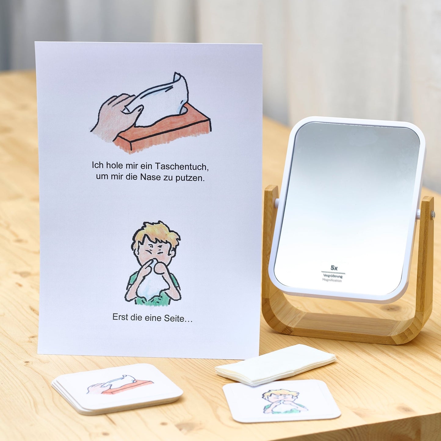 PDF: Nase putzen, montessori-inspiriert