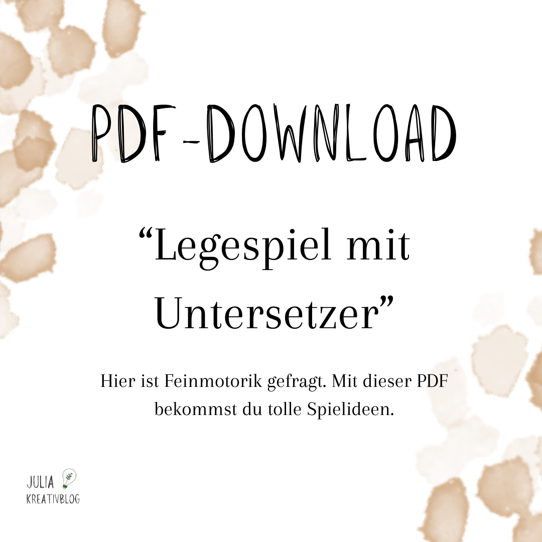 PDF: Legespiel mit Untersetzer