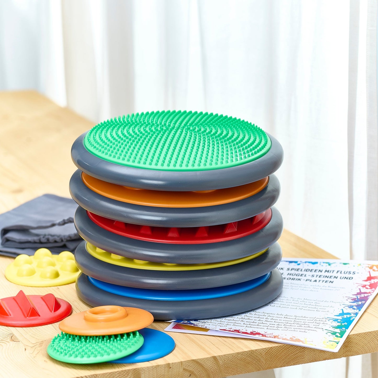 Sensorik Scheiben, vielseitig nutzbar mit Spiel- und Kombinationsideen