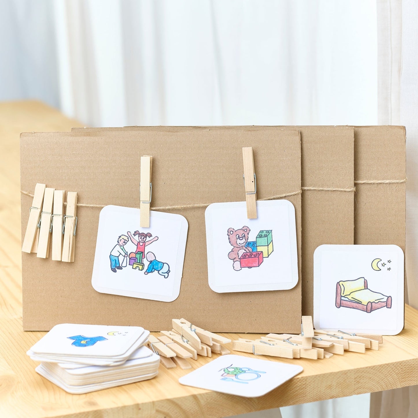 Materialpaket: Tagesablauf für Kinder