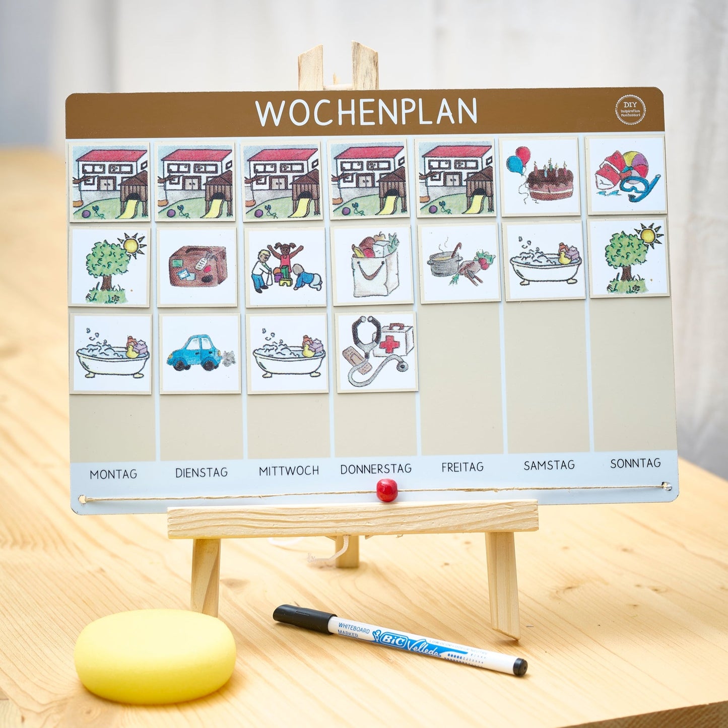 Wochenplan Zubehör Set