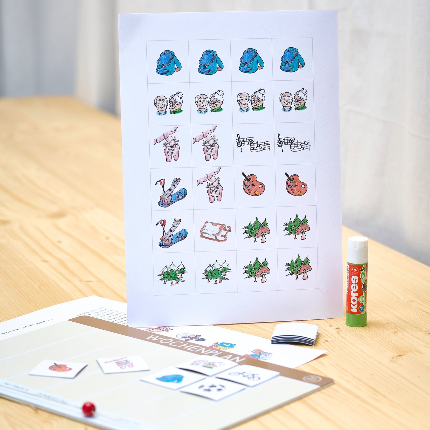 Materialpaket: Wochenplan Erweiterungs-Set "Freizeit"
