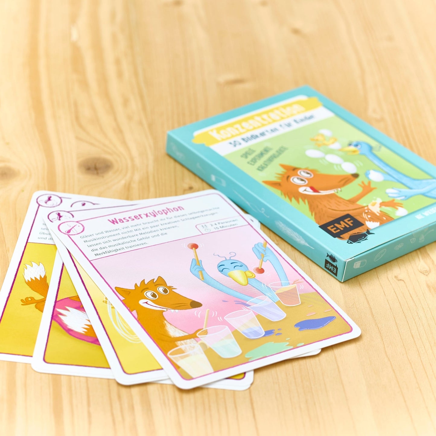 Konzentration: Karten mit Spiel- und Umsetzungsideen