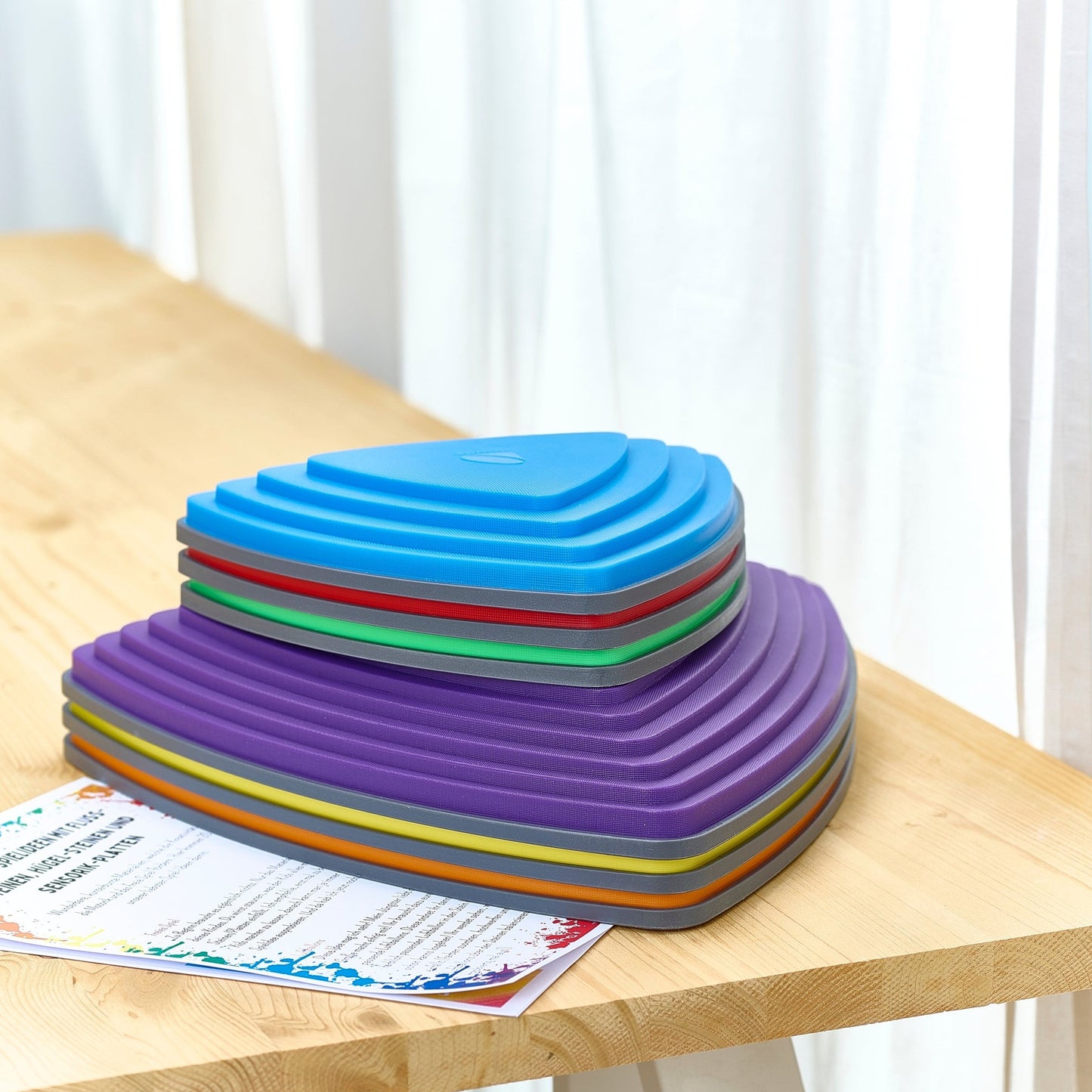 Bunte Balancier-Steine mit 20 Spielideen