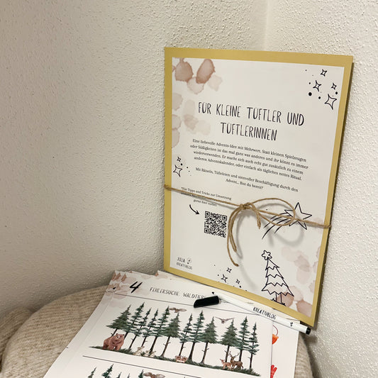 Adventskalender für kleine Tüftel-Fans