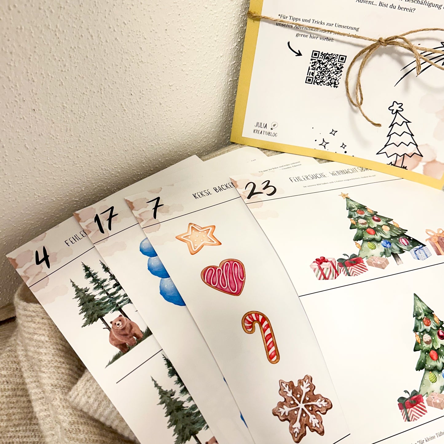 Adventskalender für kleine Tüftel-Fans
