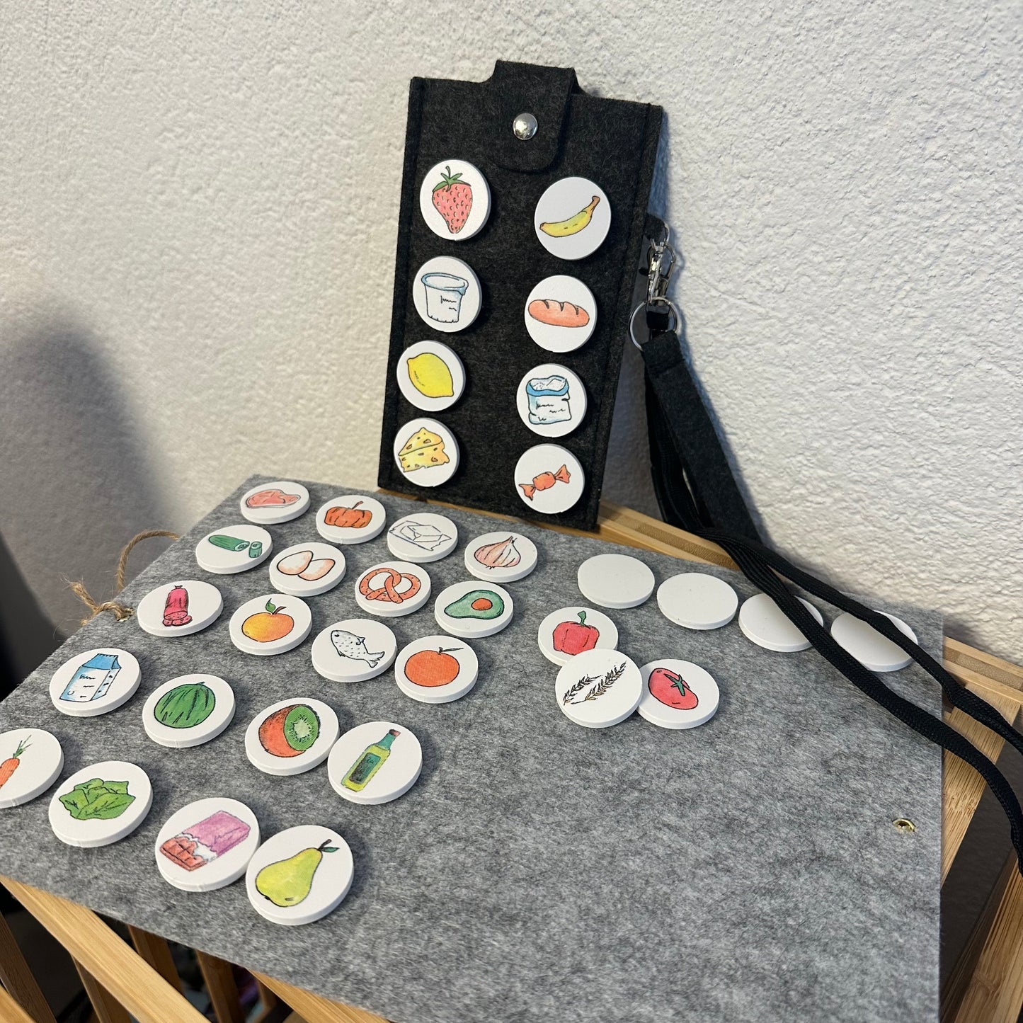 Materialpaket: Familien-Einkaufsliste, montessori-inspiriert