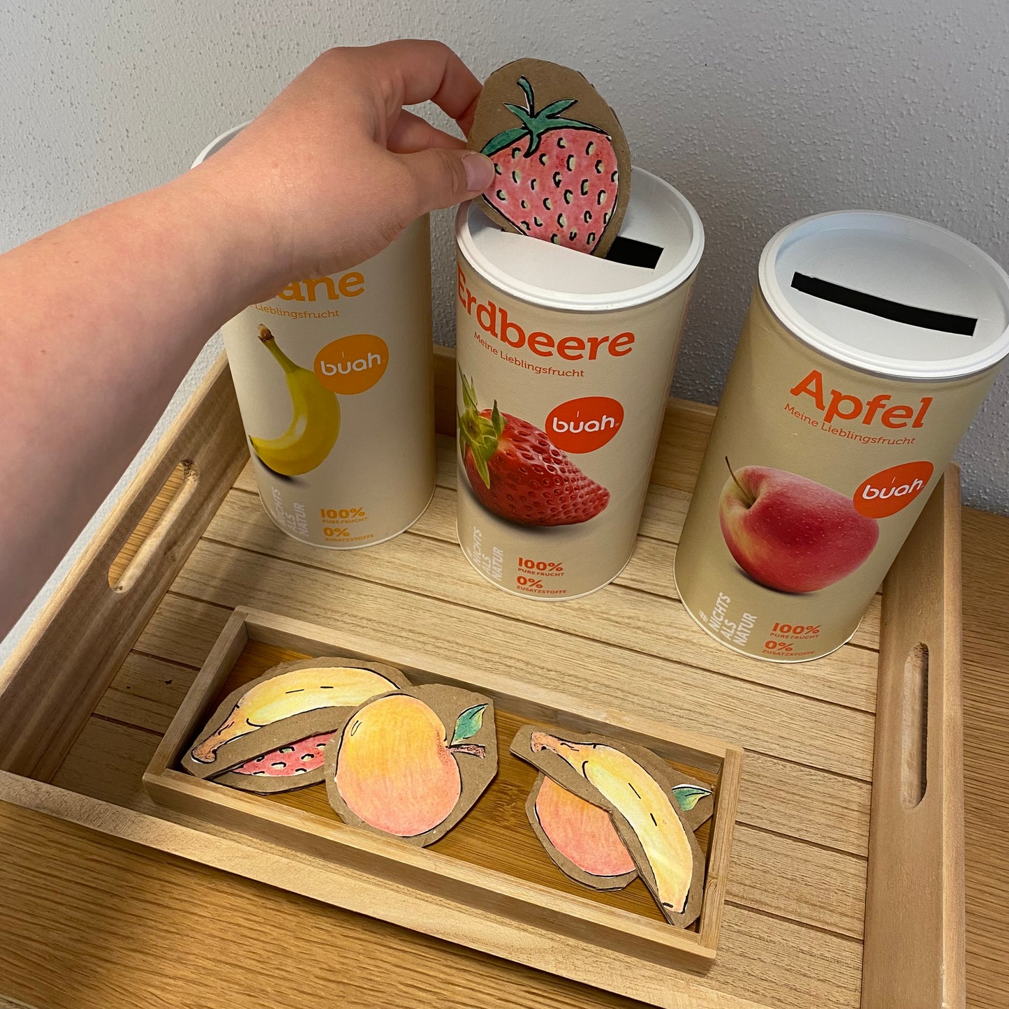 PDF: Gratis Download "BUAH Dosen Früchte zuordnen"