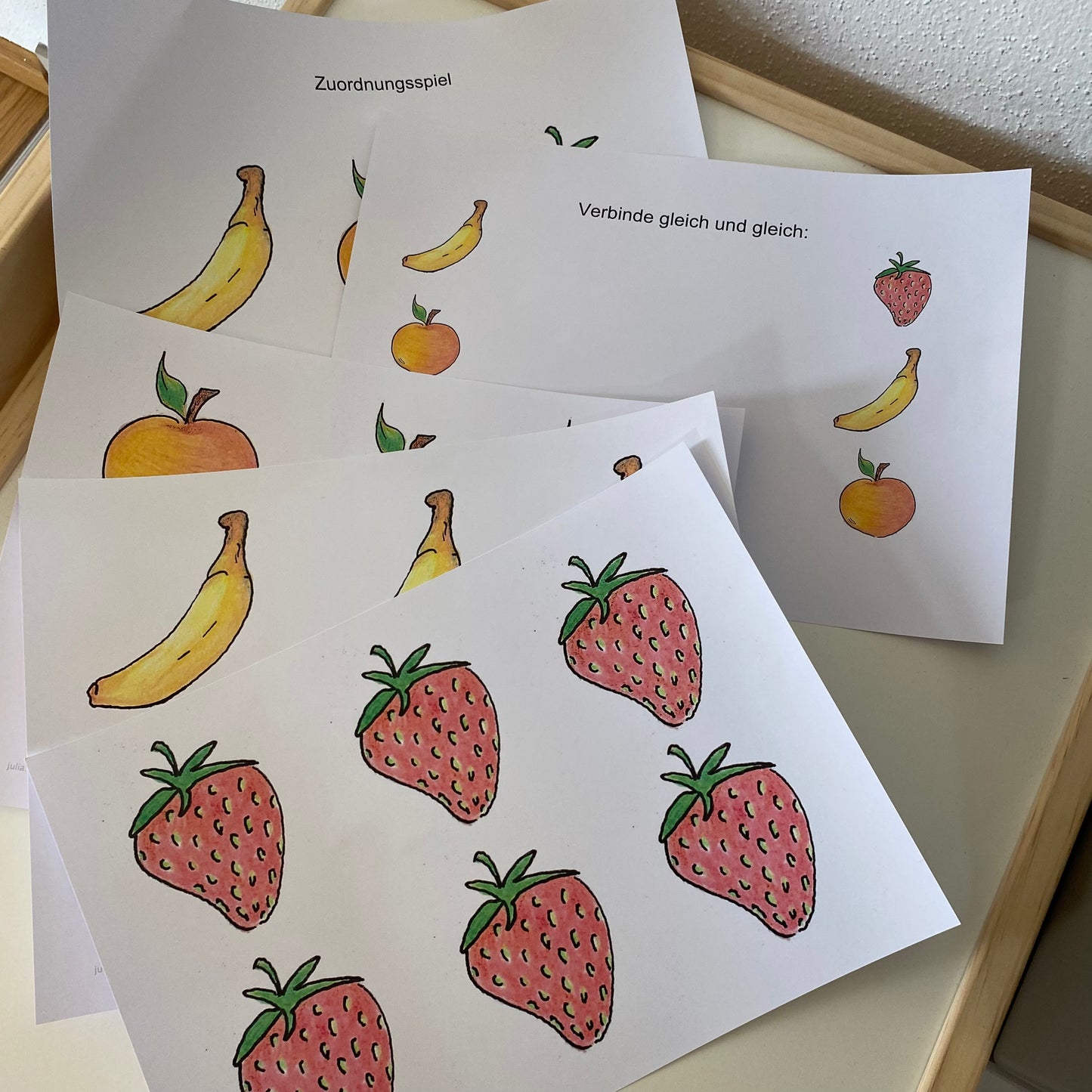 PDF: BUAH Dosen Früchte zuordnen (Gratis Download)