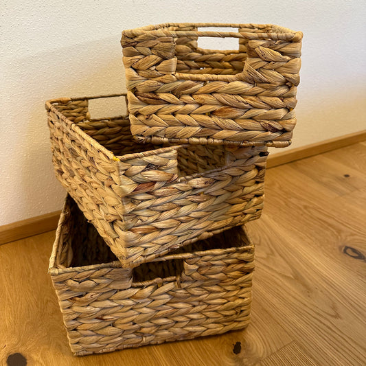 Aufbewahrungskörbe in verschiedenen Größen