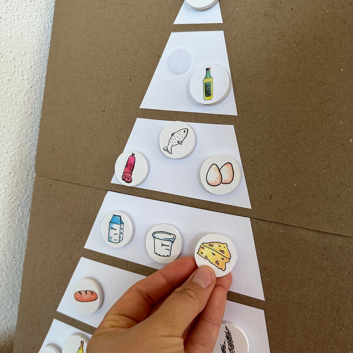 Materialpaket: Lebensmittel Ernährungspyramide - verschiedene Varianten