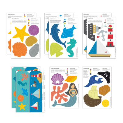 Prickelkartenset - Meer solo