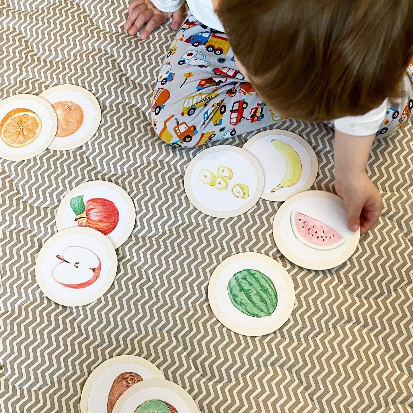 Materialpaket: Früchte - kunterbuntes Paket mit vielen Spielideen