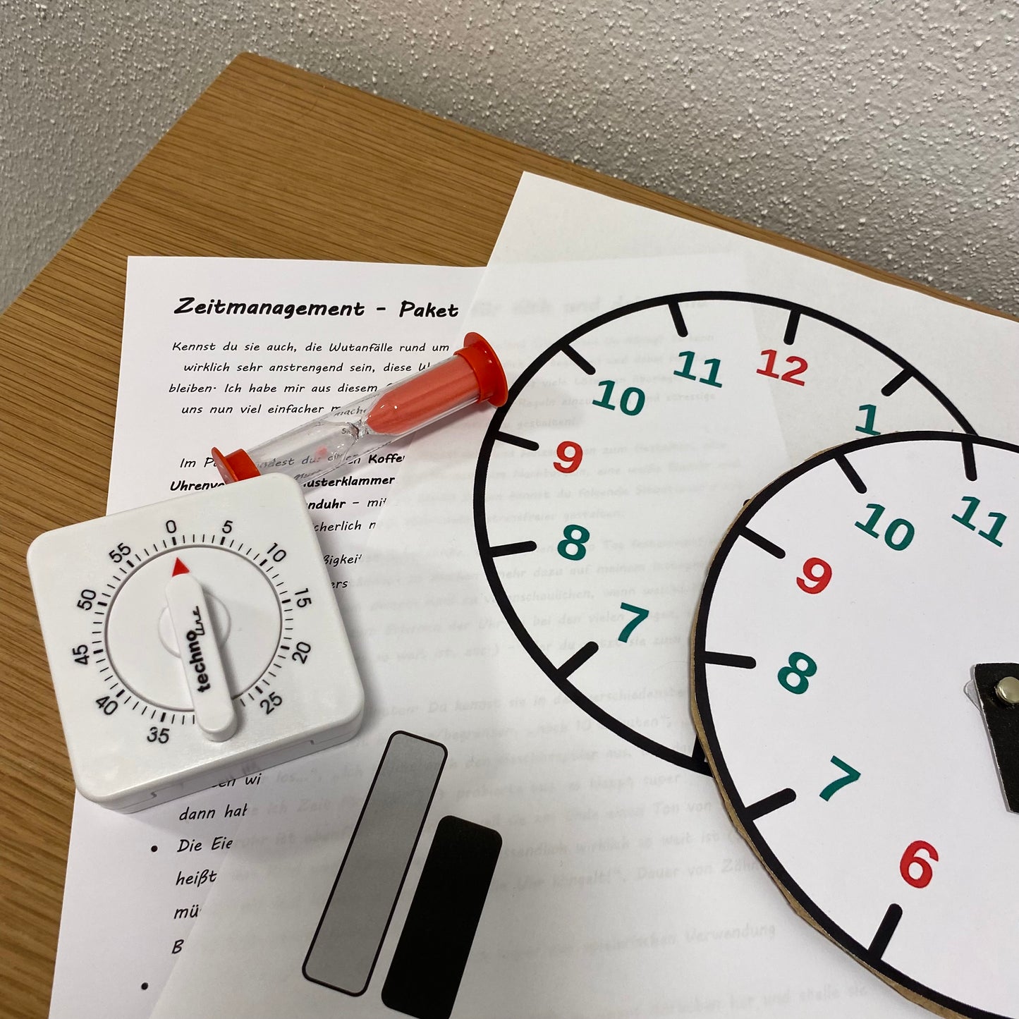 Materialpaket: Zeitmanagement - verschiedene Varianten