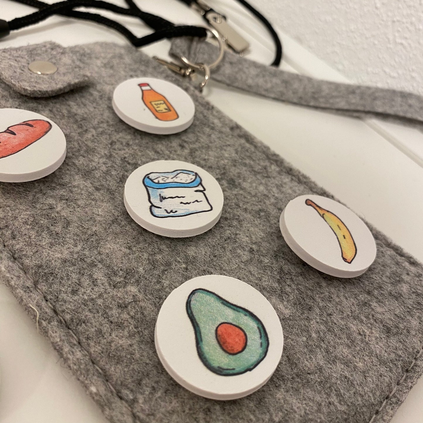 Materialpaket: Familien-Einkaufliste, Geschwister-Set, montessori-inspiriert