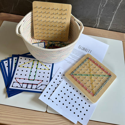 Materialpaket: montessori-inspiriertes Geobrett