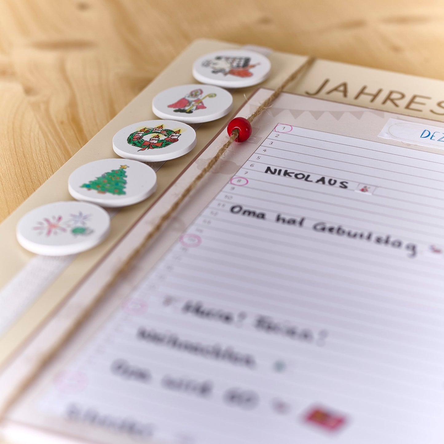 Materialpaket: Jahreskalender für Kinder, montessori-inspiriert