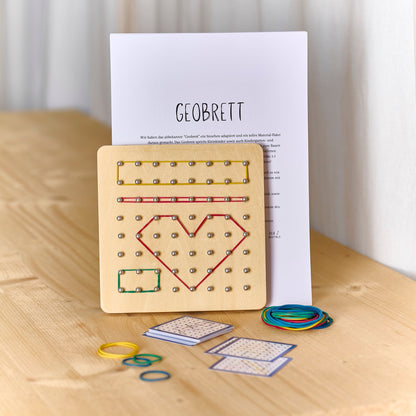 Materialpaket: montessori-inspiriertes Geobrett