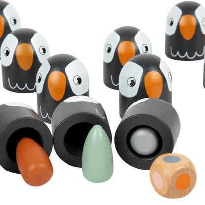 Farbenmemory  "Pinguine", montessori-inspiriert