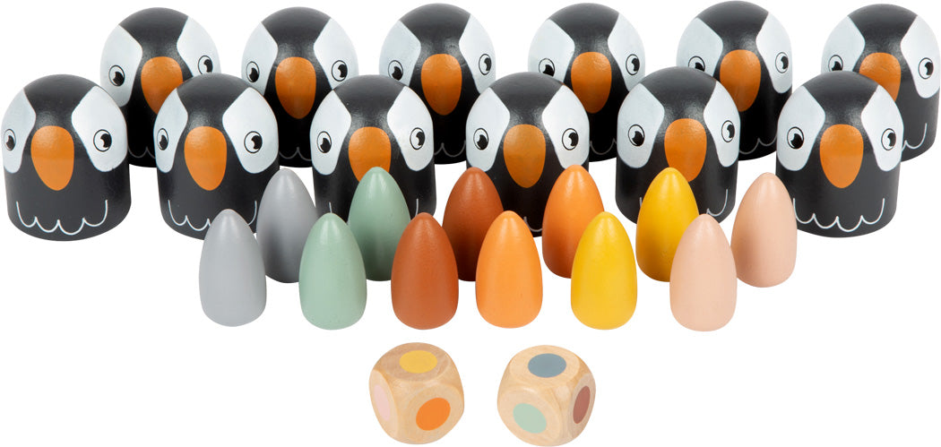 Farbenmemory  "Pinguine", montessori-inspiriert