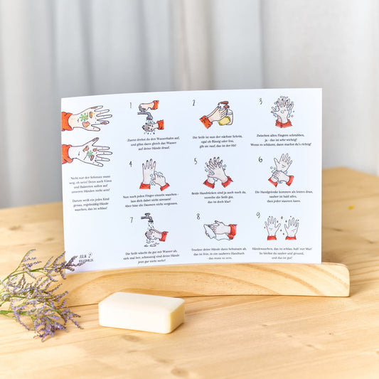 Materialpaket: Hände waschen, montessori-inspiriert