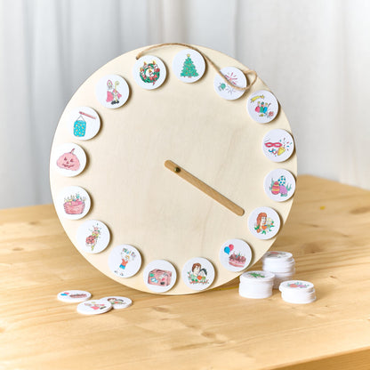 Jahres-Uhr, montessori-inspiriert