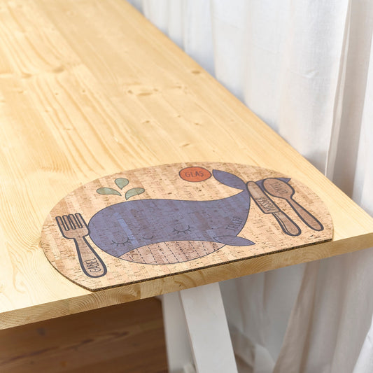 Kinder Tischset montessori-inspiriert aus Kork - WAL