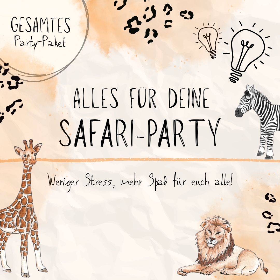 PDF: Alles für eure Safari-Party