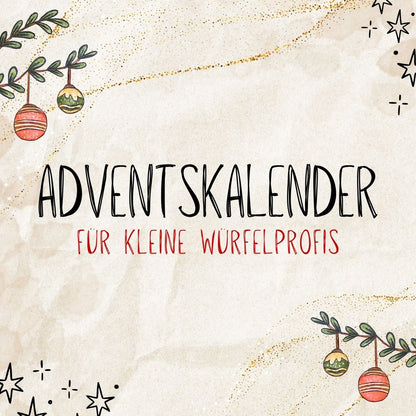 Adventskalender für kleine Würfelprofis