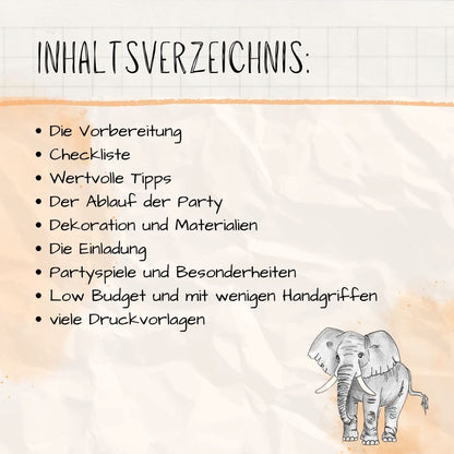 PDF: Alles für eure Safari-Party