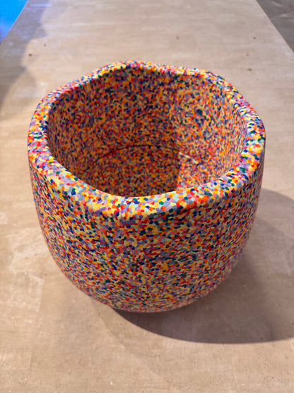 Stapelstein Base confetti Ausstellungsstück