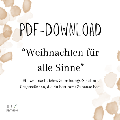 PDF: Weihnachten für alle Sinne - Gratis Download für DICH