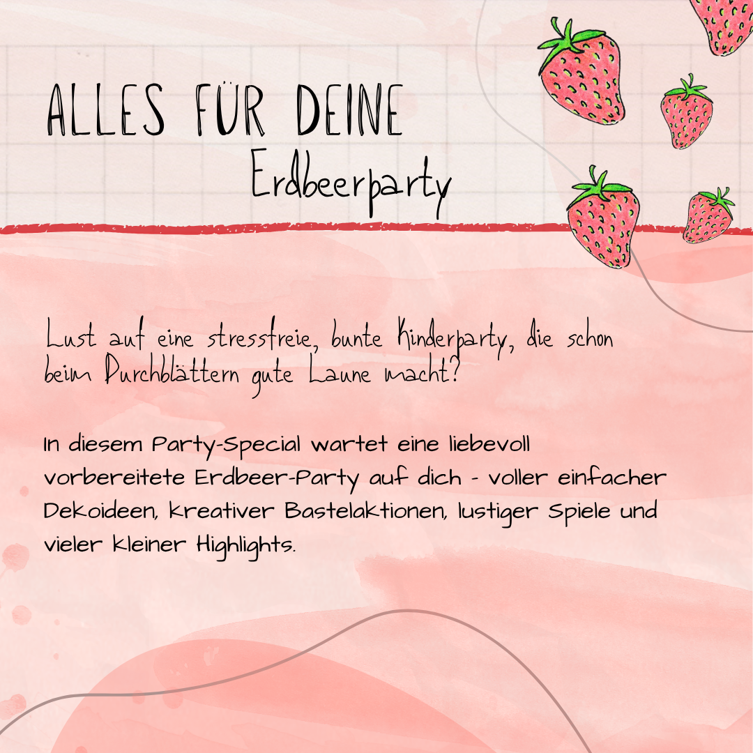 PDF: Alles für eure Erdbeerparty