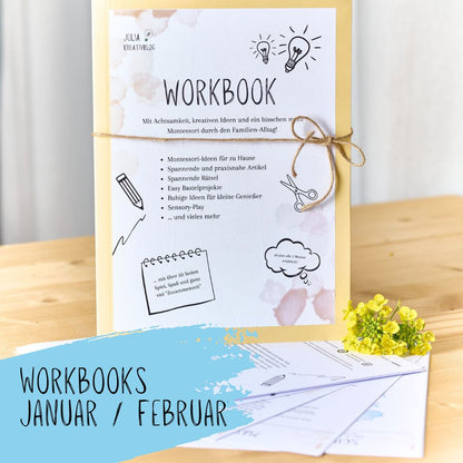 Workbooks Jänner/Februar - verschiedene Varianten
