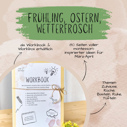 Workbook "Frühling, Ostern und Wetterfrosch" - Ausgabe 2 (2025) - verschiedene Varianten