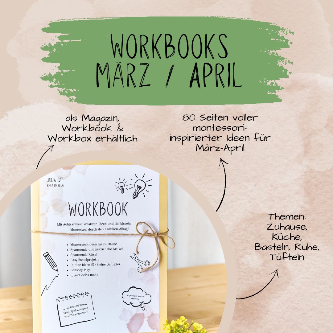 Workbooks März/April - verschiedene Varianten