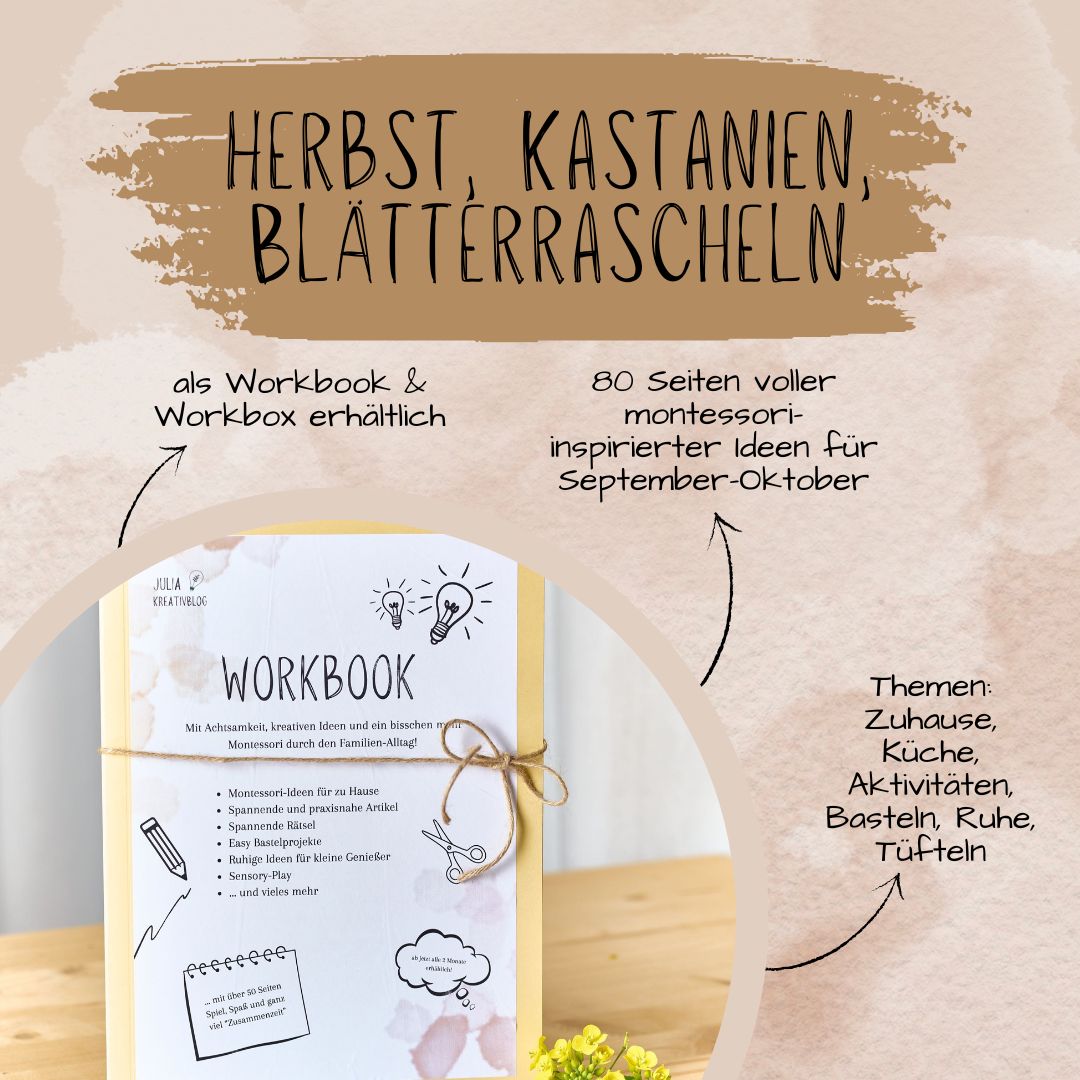 Workbook "Herbst, Kastanien, Blätterrascheln" - Ausgabe 5 (2025) - verschiedene Varianten