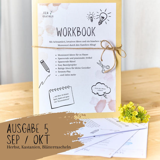 Workbook "Herbst, Kastanien, Blätterrascheln" - Ausgabe 5 (2025) - verschiedene Varianten