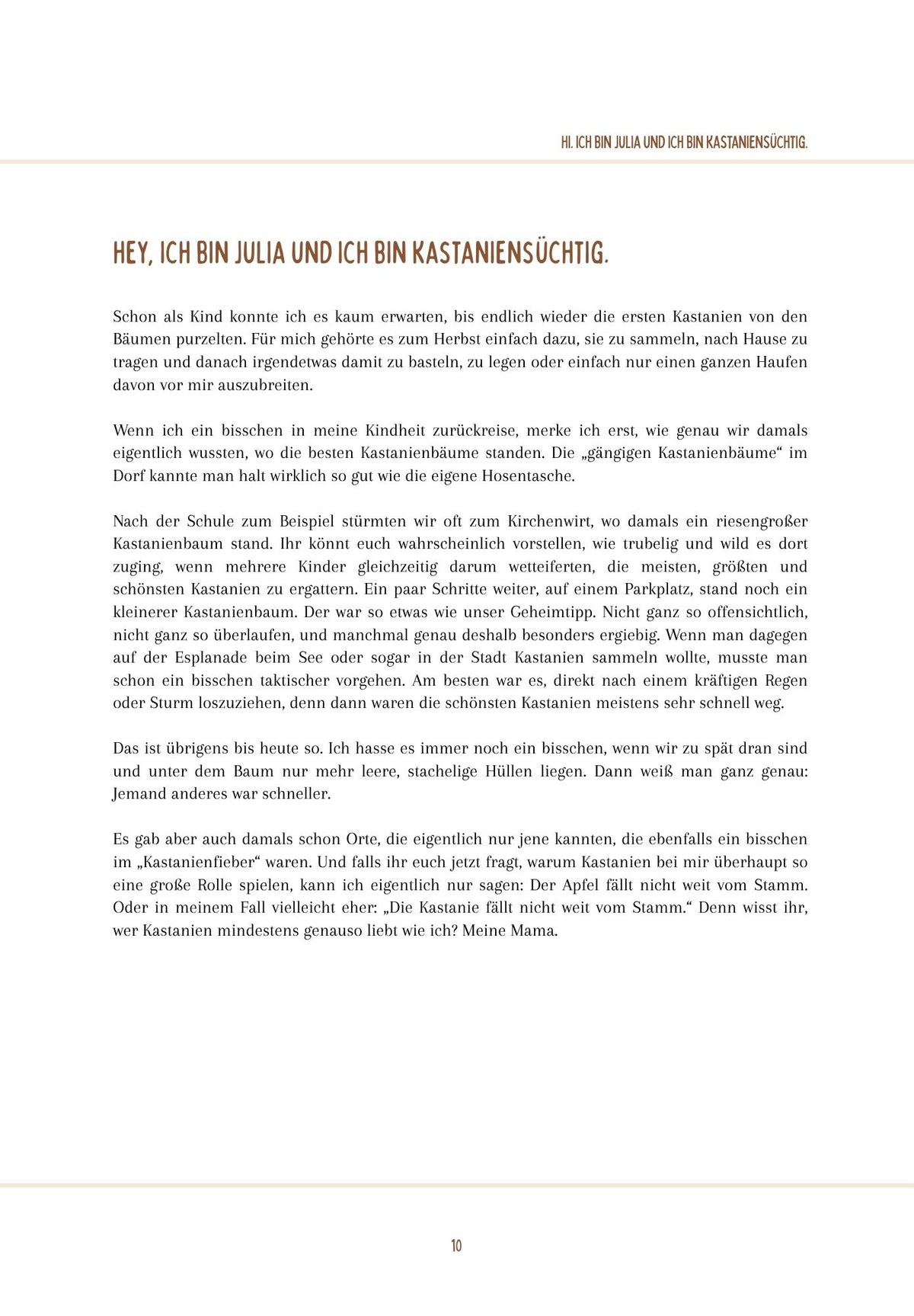 Mein Buch:  "Kastanienfieber - über 40 Ideen mit Kastanien“