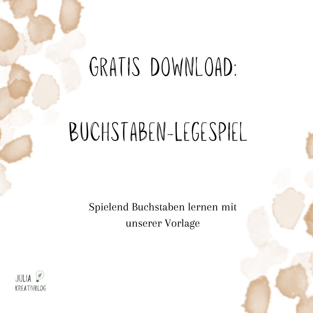 PDF: Gratis Download "Kastanien-Buchstaben-Legespiel"