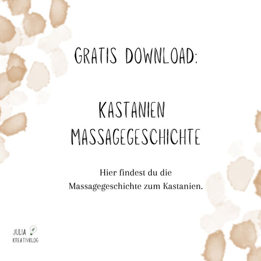 PDF: "Kastanienmassage zur Entspannung" KOSTENLOS